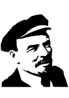 P�ginas para colorir Lenin