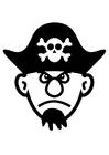 P�ginas para colorir pirata