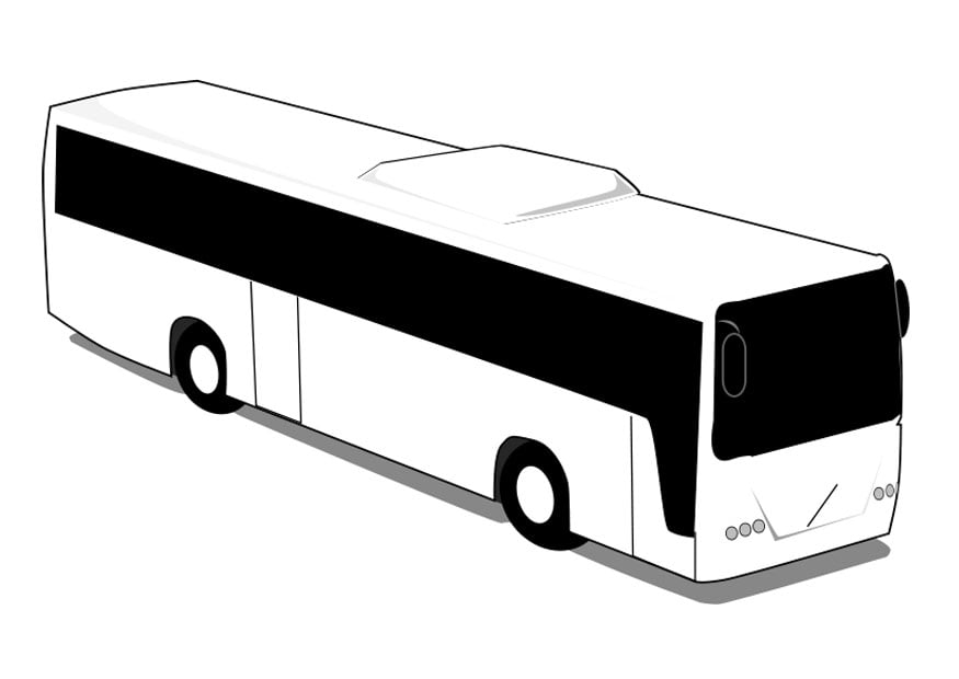 ônibus desenho para colorir