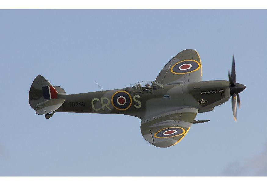 Foto aviA£o spitfire 