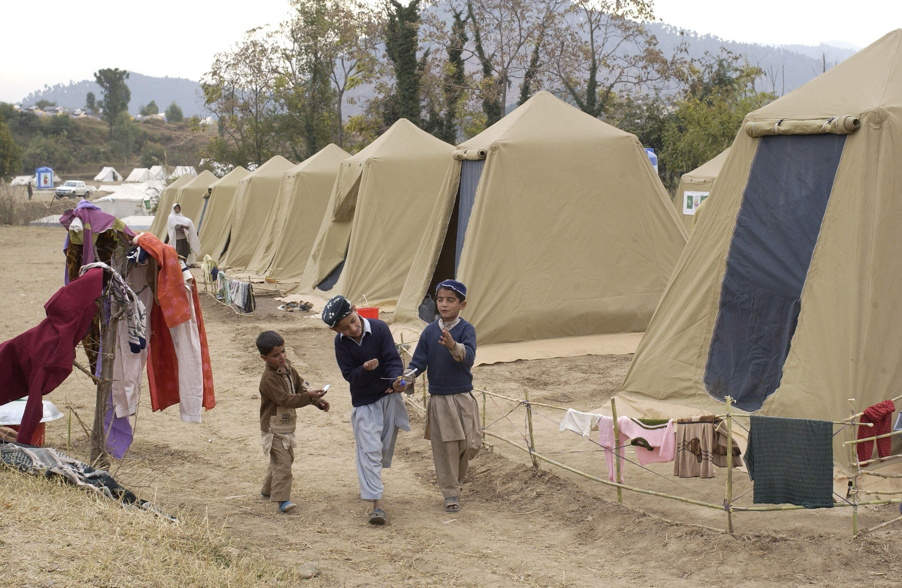 Foto campo de refugiados - paquistA£o 