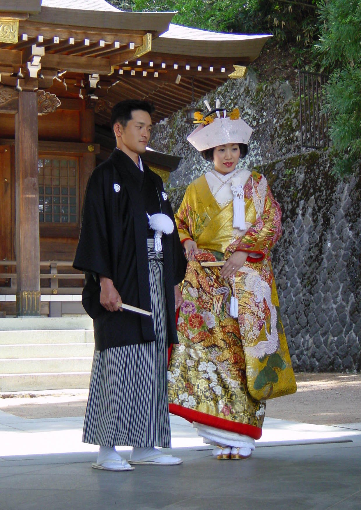 Foto casamento japonAªs (cerimA´nia shinto)