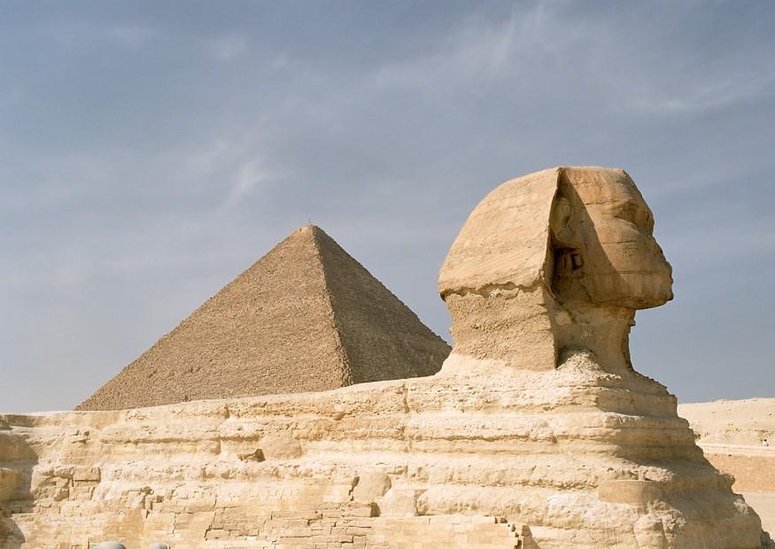 Foto esfinge em gizA© 