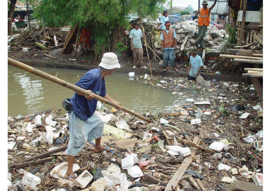 Foto favela em jakarta