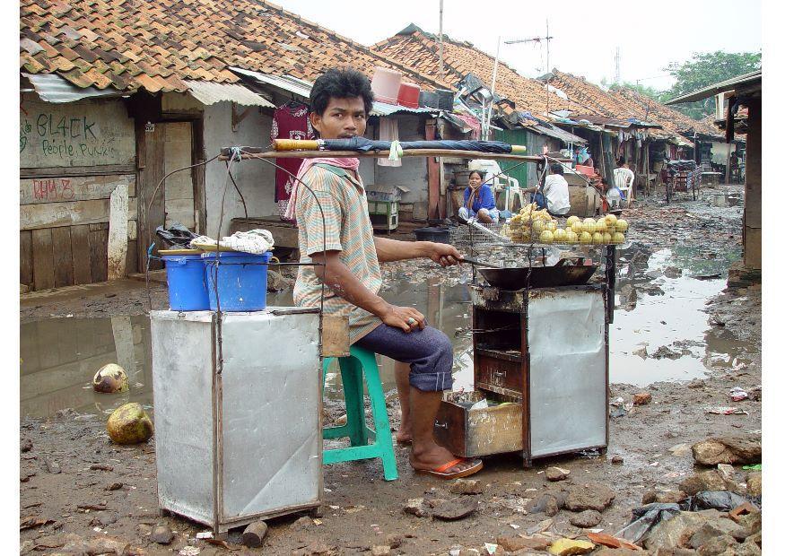 Foto favela em jakarta