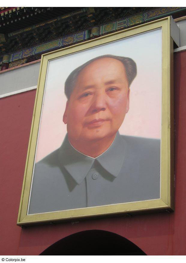 Foto mao zedong, lA­der do partido populas chinAªs