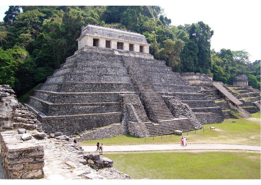 Foto templo maya palenque