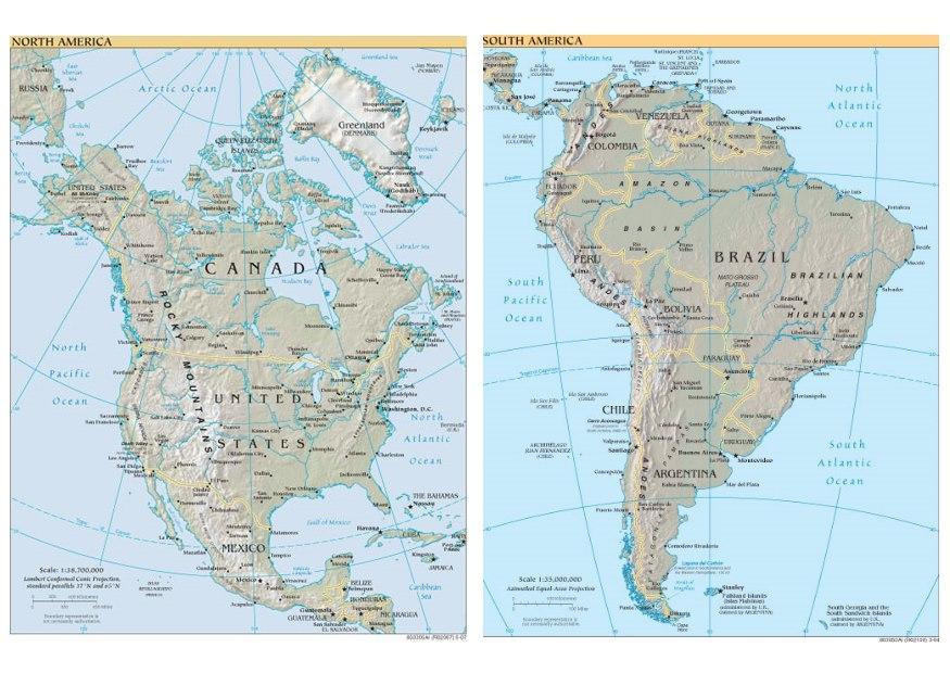 imagem amA©rica do norte e do sul