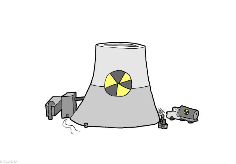 imagem energia nuclear - usina nuclear 