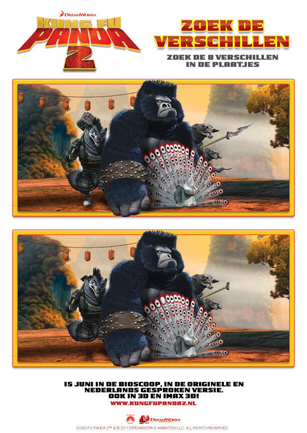 imagem jogo dos erros - kung fu panda 2