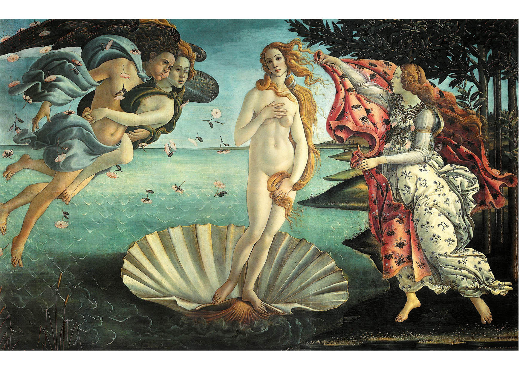 imagem o nascimento de vAªnus - sandro botticelli