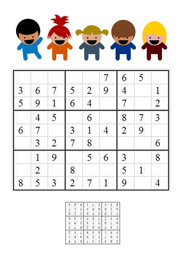 imagem sudoku - crianA§as