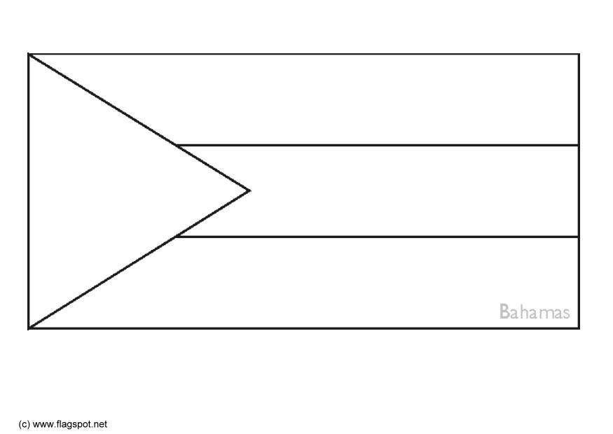 Página para colorir bahamas 