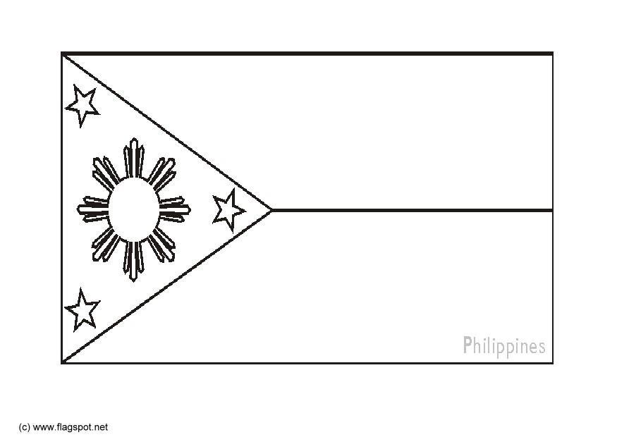 Página para colorir filipinas