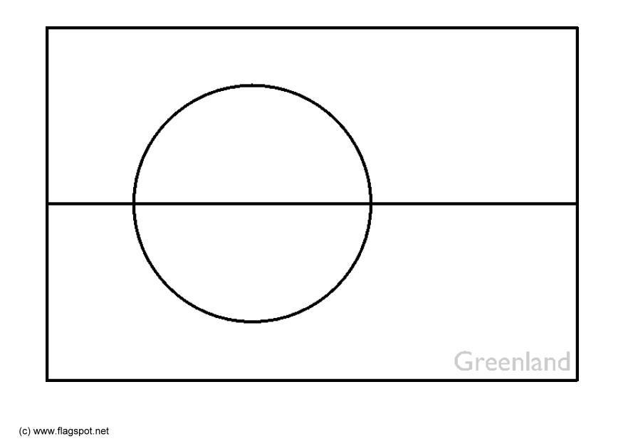 Página para colorir groenlA¢ndia