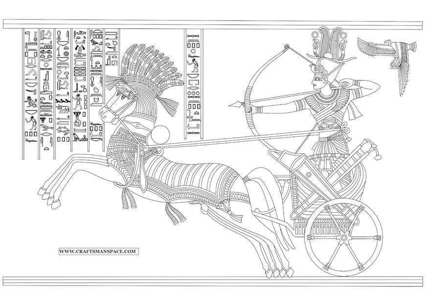 Página para colorir ramsA©s ii - batalha de kadesh