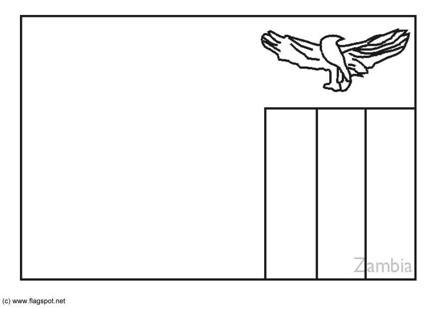 Página para colorir zA¢mbia 