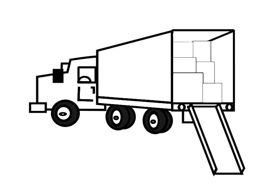 Desenho de Caminhão