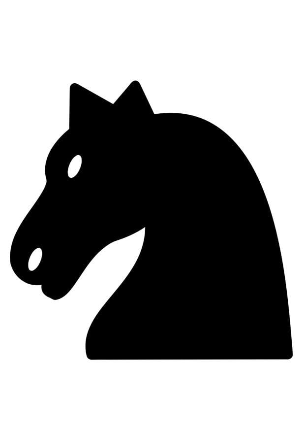Imprima e Colora: 7 Desenhos do Cavalo do Xadrez