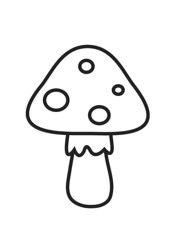 Desenhos de Cogumelos para colorir, jogos de pintar e imprimir