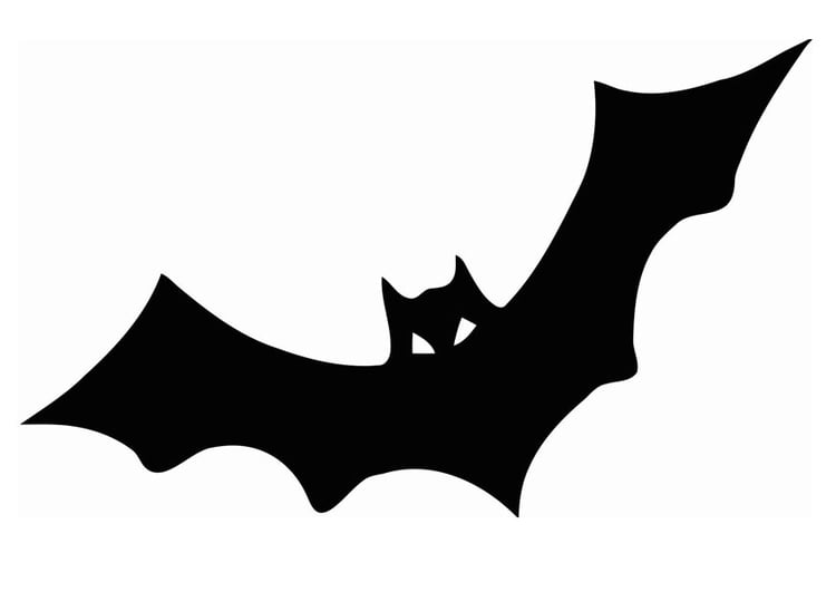 Desenho de desenho de morcego para colorir