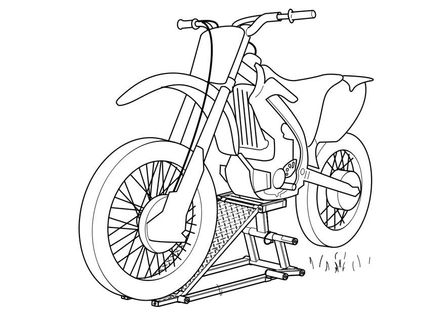 Desenhos de Motocicleta para colorir - Páginas para impressão grátis